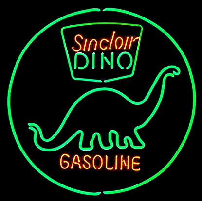 Sinclair Dinosaur Gasoline Neon Sign